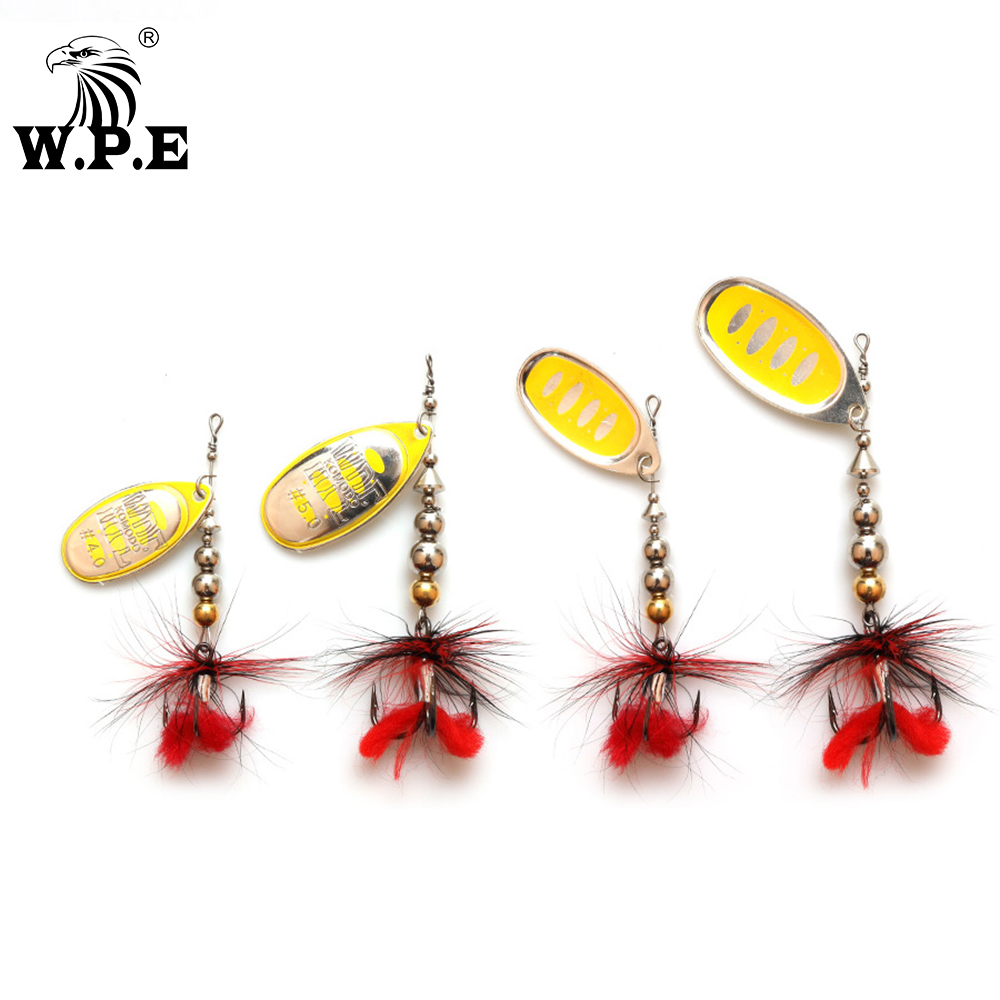 Fishing Equipment Brands - W.P.Eยี่ห้อใหม่ช้อน 1pcs 4 #/5 # SPINNER