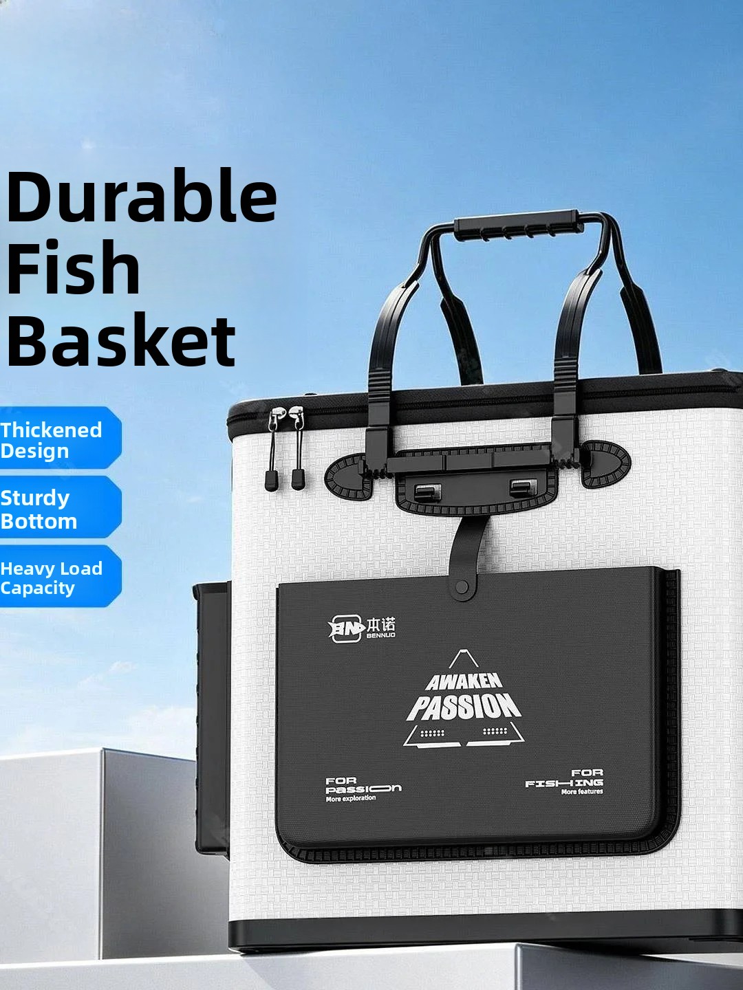 Fishing Equipment Bag - เบนโน่ 2026 กระเป๋าเก็บอุปกรณ์ตกปลาแบบใหม่ กระเป๋าเป้สะพายหลังสำหรับตกปลา ความจุขนาดใหญ่พิเศษ ถังตกปลาสำหรับตกปลาในธรรมชาติ