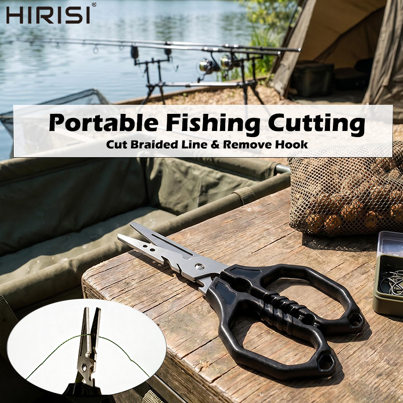 Fishing Equipment Price - กรรไกรตกปลาอเนกประสงค์ สแตนเลส ตัดสายได้ พร้อมที่ถอดตะขอ อุปกรณ์ตกปลา พกพาสะดวก