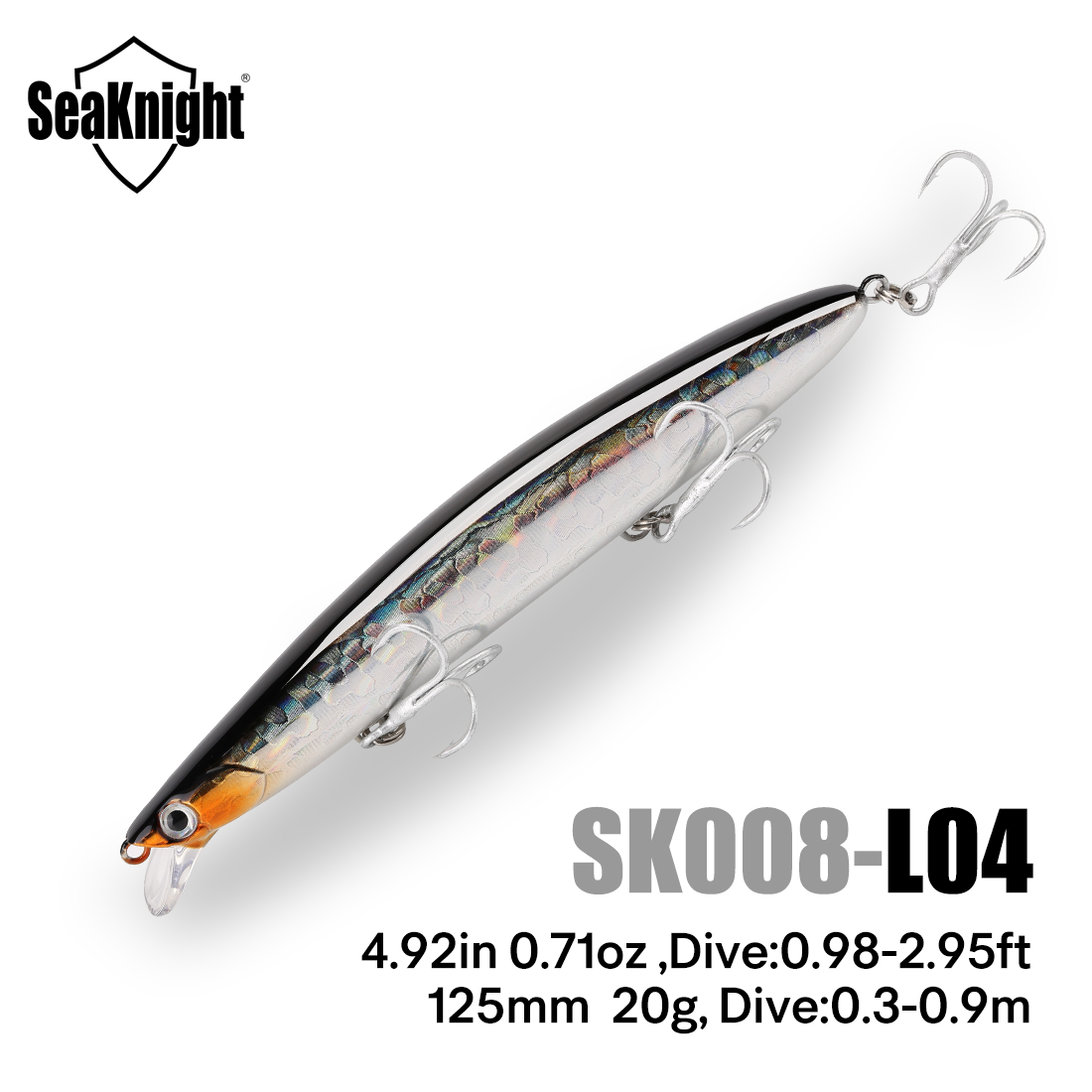 เหยื่อตกปลา SeaKnight รุ่น 08  - Fishing Equipment Brands บทวิจารณ์และราคา
