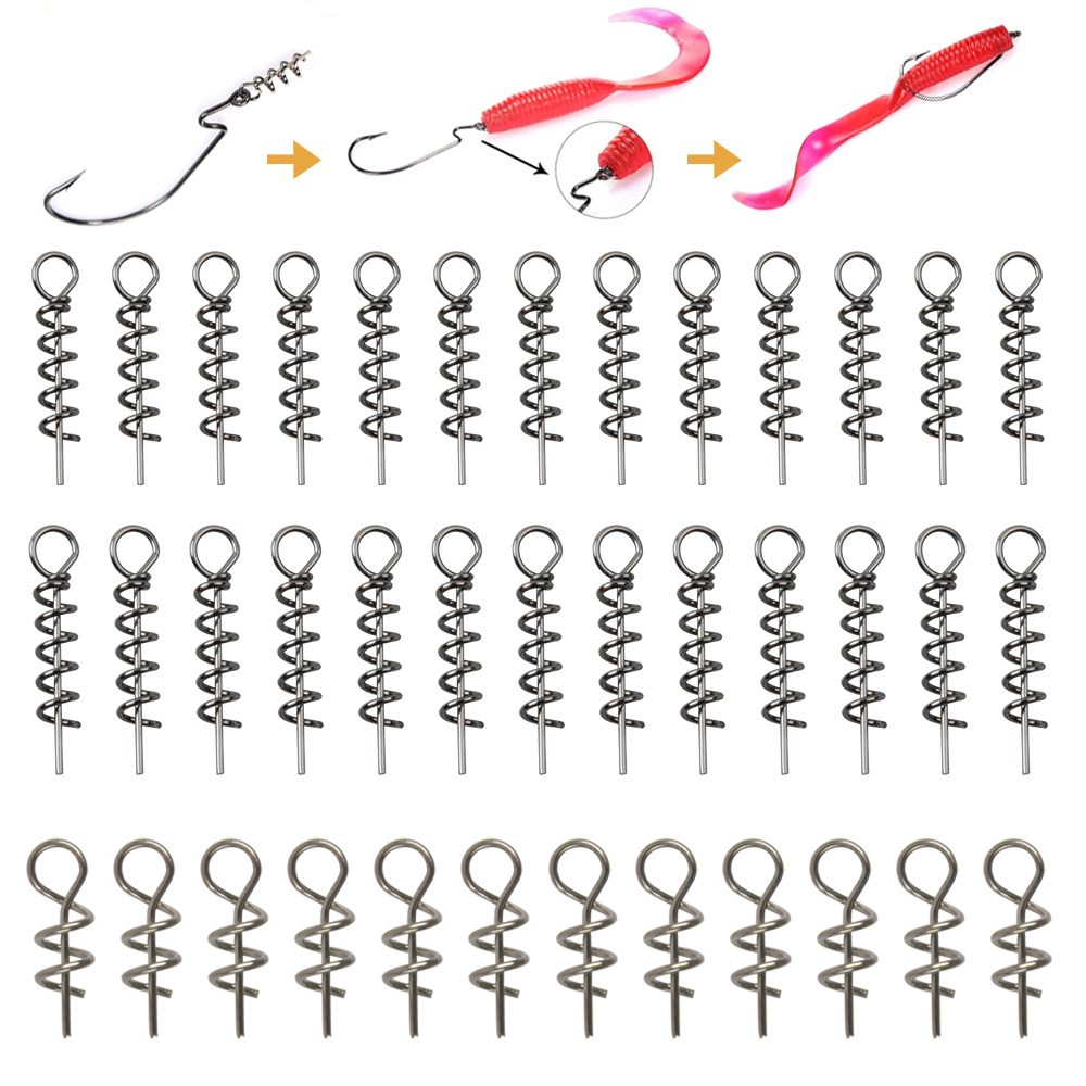 30pcs สแตนเลสสตีลฤดูใบไม้ผลิล็ - Fishing Equipment Carp บทวิจารณ์และราคา
