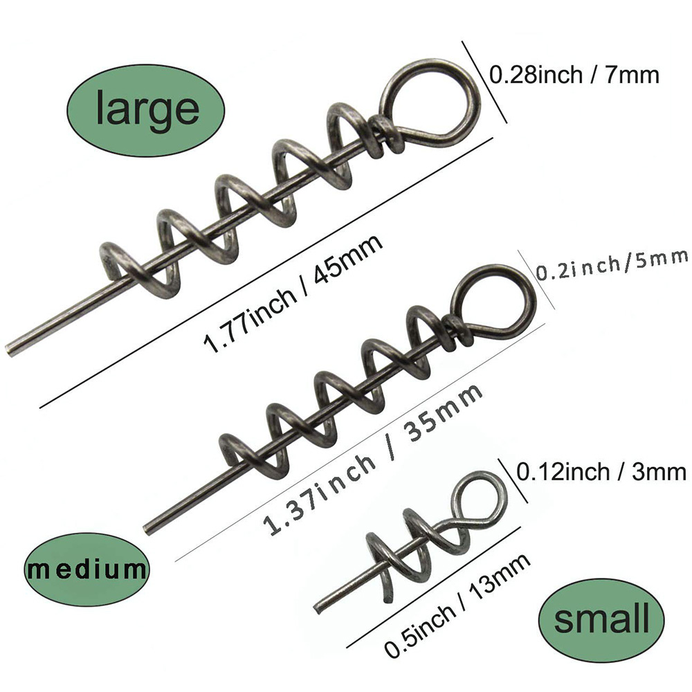 30pcs สแตนเลสสตีลฤดูใบไม้ผลิล็ - Fishing Equipment Carp บทวิจารณ์และราคา