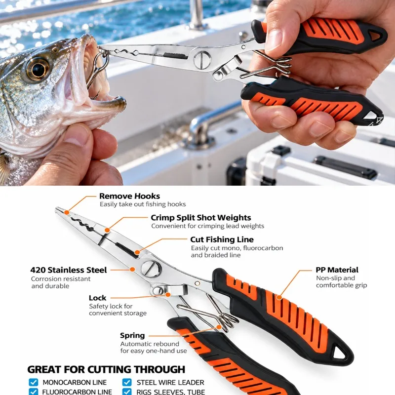 ชุดคีมตกปลาอเนกประสงค์ระดับมือ - Fishing Equipment Cheap บทวิจารณ์และราคา