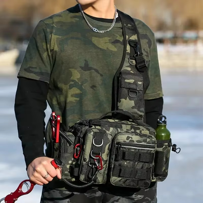 กระเป๋าคาดเอวแบบยุทธวิธีสำหรับ - Fishing Equipment Bag บทวิจารณ์และราคา
