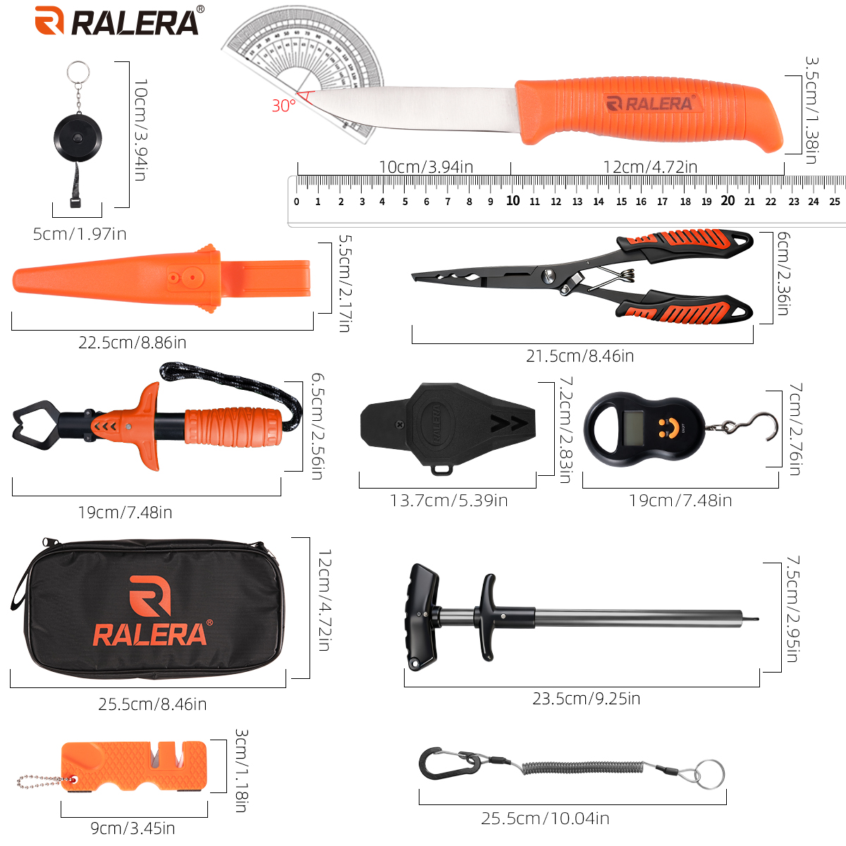ชุดอุปกรณ์ตกปลา RALERA คีมจับป - Fishing Equipment Bag บทวิจารณ์และราคา